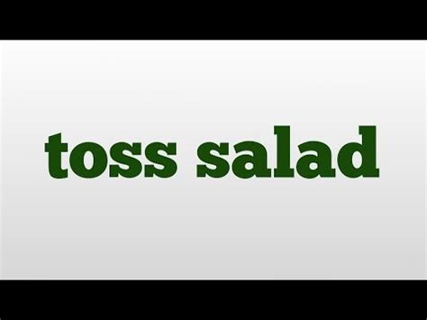 Toss my salad urban dictionary - Stimulating another person’s anus with your tongue. Noun. The act of licking the anus and the area between the sex organs and anus, which is covered in a sweet liquid or syrup.